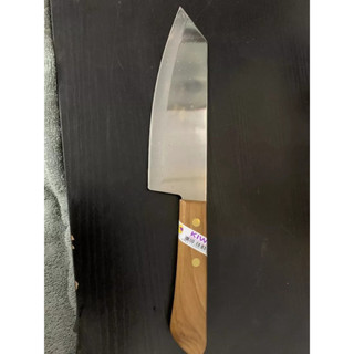 Dao thái thịt KIWI 172 173, dao bếp Thái Lan chính hãng cán gỗ chắc chắn inox bóng loáng tiện lợi - Bếp Của Hà