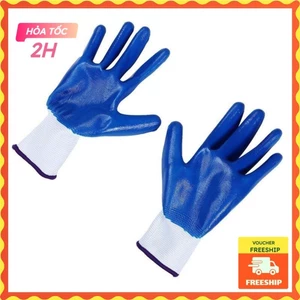1 lố (12 đôi) Găng tay lao động phủ sơn / găng tay sợi / các loại găng tay lao động bởi OKAMAS