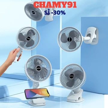 Quạt Kẹp Đa Năng Để Bàn SUPER 3IN1 Kẹp Bàn- Kẹp Điện Thoại Hoặc Gắn Bàn Quạt Cầm Tay Nhỏ Gọn Tiện Dụng, Quạt Mini Để Bàn