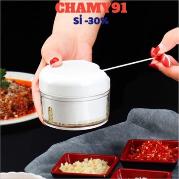 [FREESHIP❤️] MÁY XAY KÉO TAY MINI ❤️DỤNG CỤ XAY TỎI ỚT ĐA NĂNG, Máy Xay Tỏi Ớt cầm tay Mini, Cối Xay Tỏi, Ớt Dây Rút