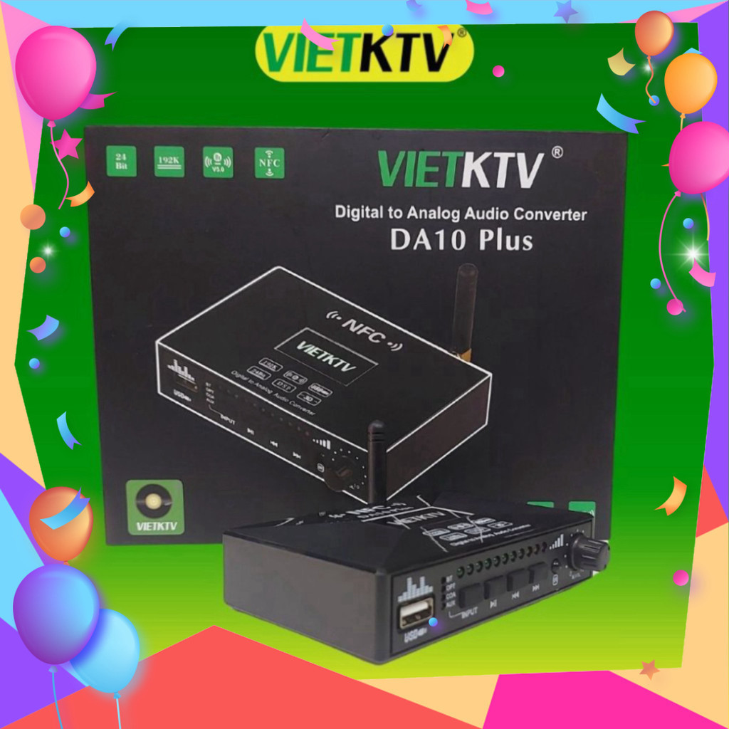 Bộ giải mã âm thanh VietKTV DA10 Plus | Bảo hành 12 Tháng