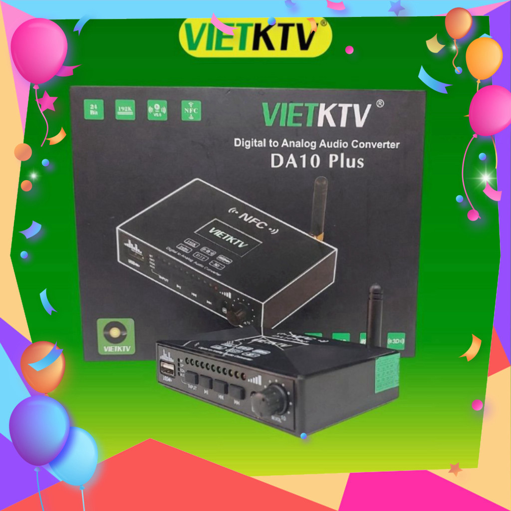 Bộ giải mã âm thanh VietKTV DA10 Plus | Bảo hành 12 Tháng