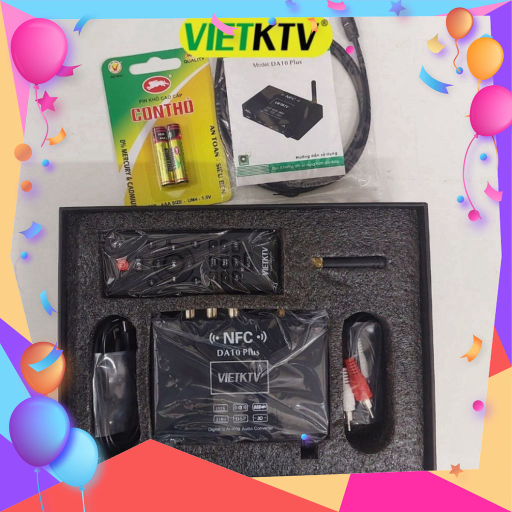 Bộ giải mã âm thanh VietKTV DA10 Plus | Bảo hành 12 Tháng