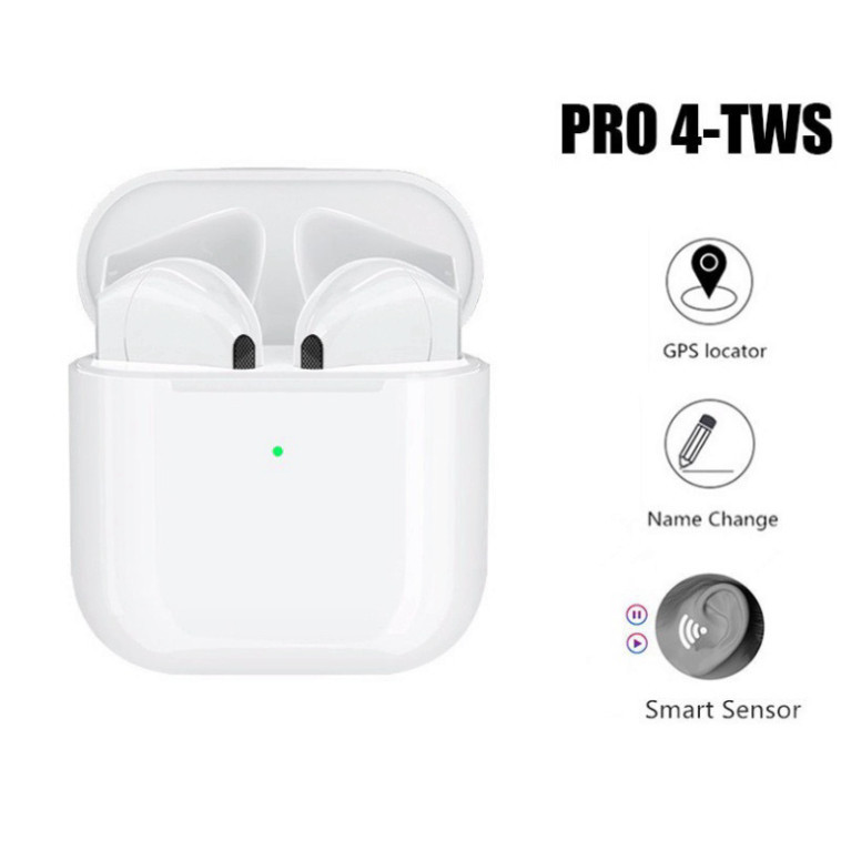 Tai Nghe Bluetooth 5.0 Không Dây Mini Pro4 Tws Tiện Dụng Dành Cho Điện Thoại - Máy Tính - Laptop với đầy đủ chức nang