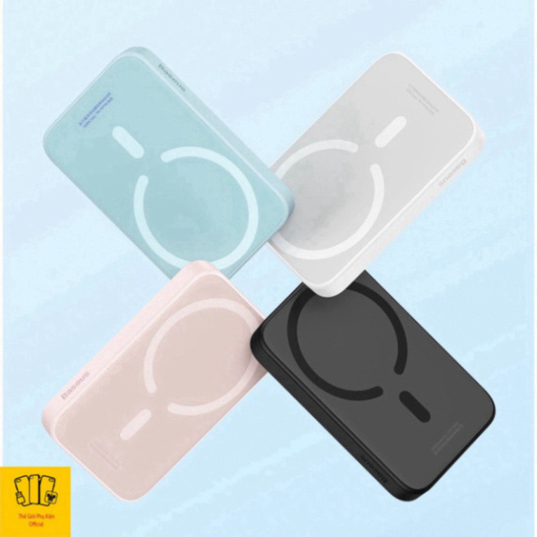 Sạc Dự Phòng Không Dây Từ Tính Sạc Nhanh Pin 5000/10000mah,Pin sạc dự phòng không dây mini hỗ chất lượng tốt HOT