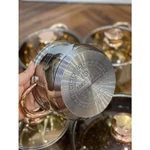 Bộ Nồi Inox Đức 6 Món, Nồi Inox Đáy Từ Chống Dính Cao Cấp Phù Hợp Mọi Loại Bếp - Nhà Bếp Xinh — ảnh 6