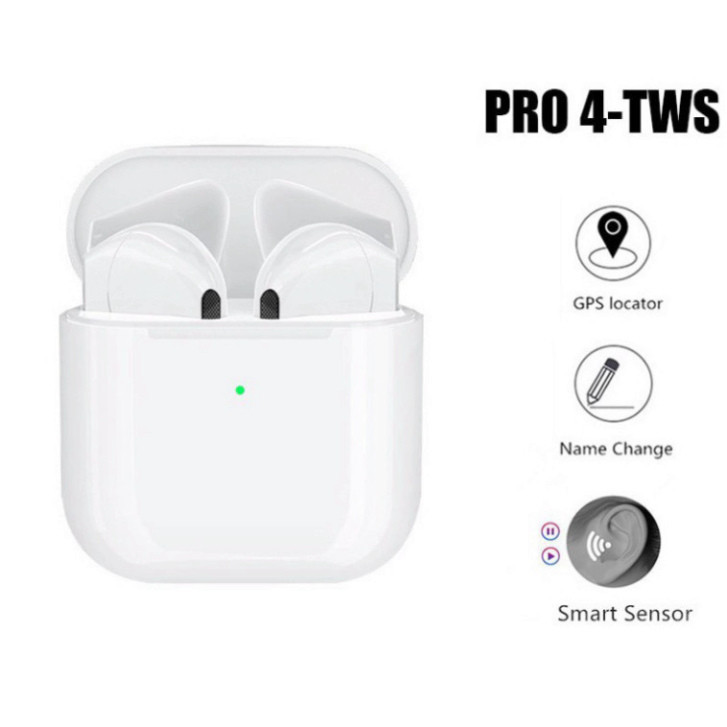 Tai Nghe Bluetooth 5.0 Không Dây Mini Pro4 Tws Tiện Dụng Dành Cho Điện Thoại - Máy Tính - Laptop với đầy đủ chức nang
