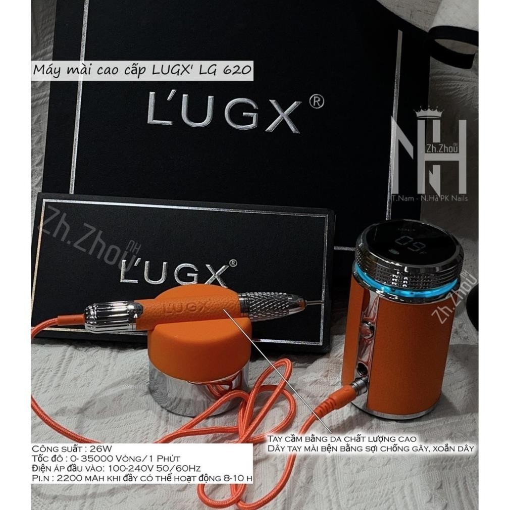Máy mài lugx, Máy mài móng cao cấp LUGX 620, Máy mài tích điện Lugx chống nước hiện đại (bảo hành 6 tháng) chính hãng