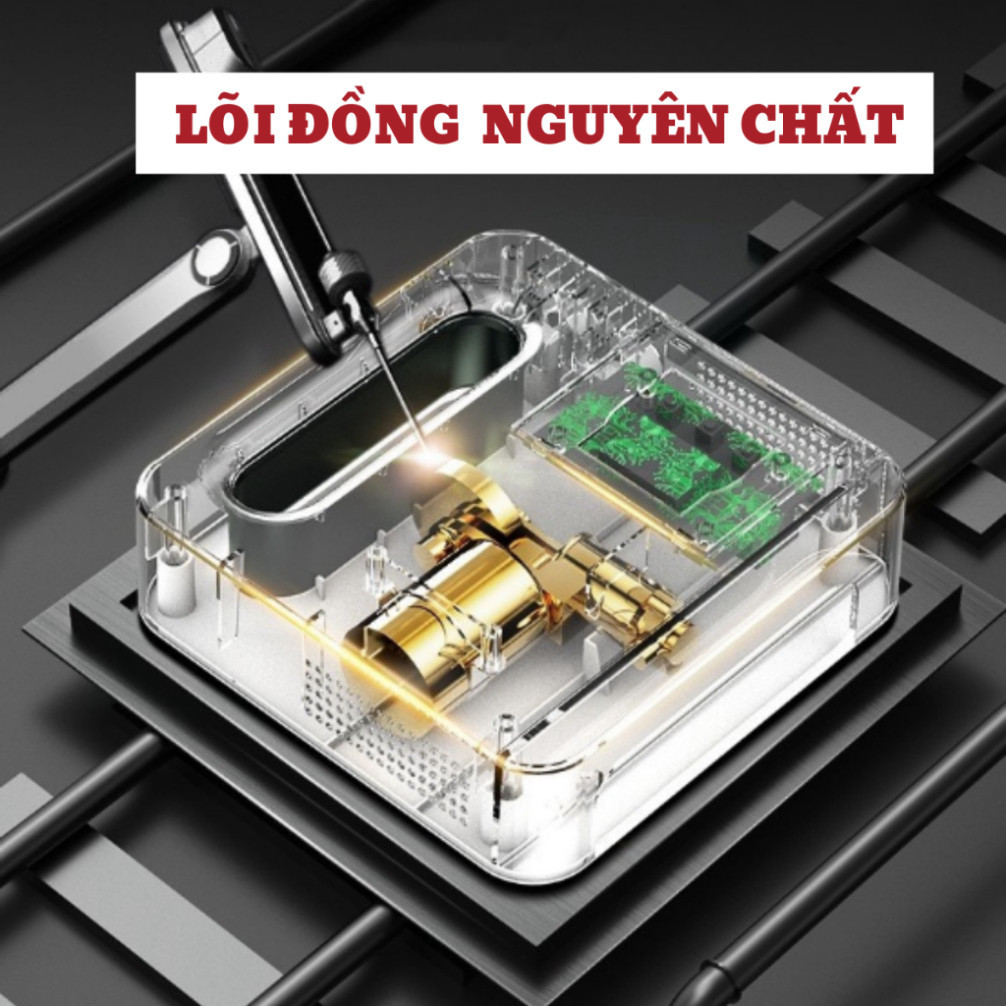Máy Bơm Lốp Xe Ô Tô Điện Tử TOYOTA Thông Minh Tự Ngắt XeAuto Cao Cấp màn LCD - Lỗi 1 đổi 1 -  Bảo Hành 14 Tháng Đổi Mới