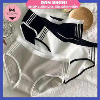 Quần Lót Nữ Cotton Sweet Cool phối sọc thể thao trẻ trung tôn dáng mã 523