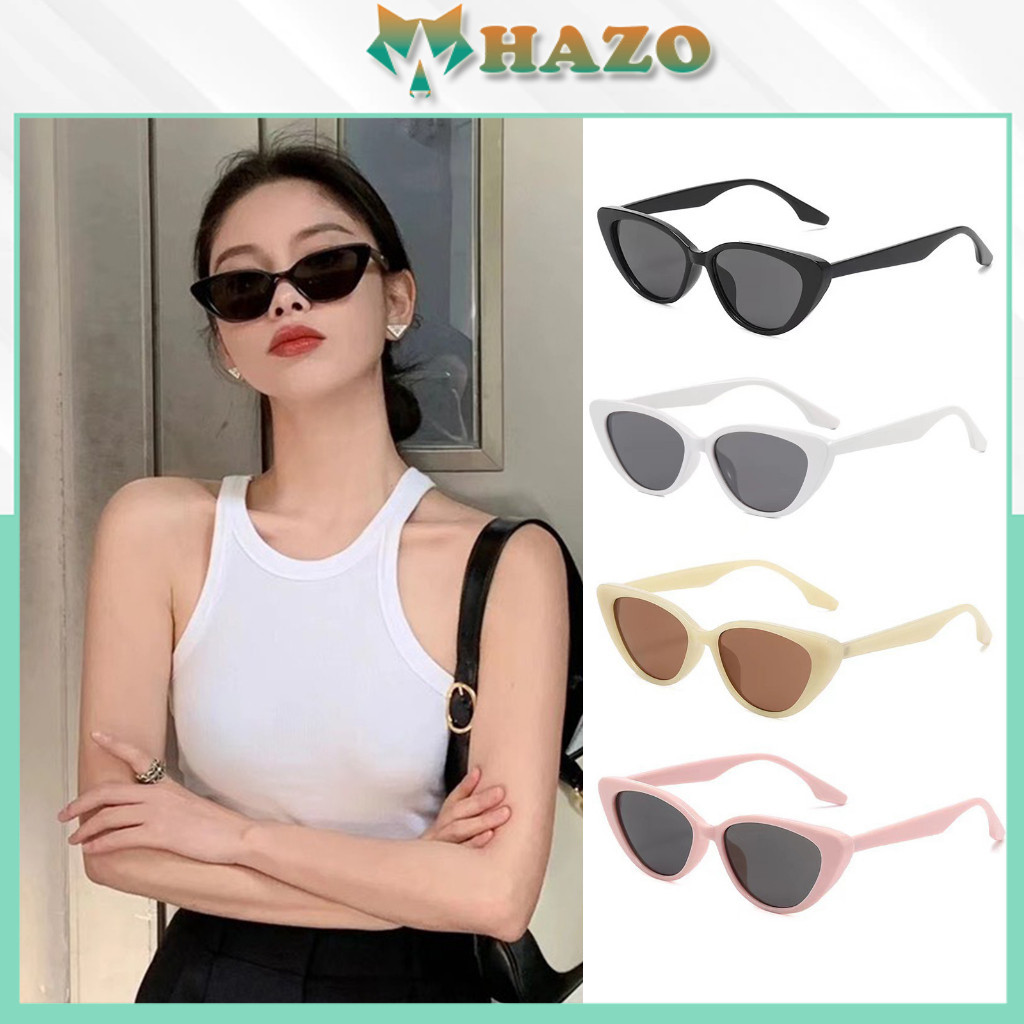 Mắt Kính Râm Thời Trang Mắt Mèo Form Xếch 735 Phong Cách Y2k Hot Trend ...