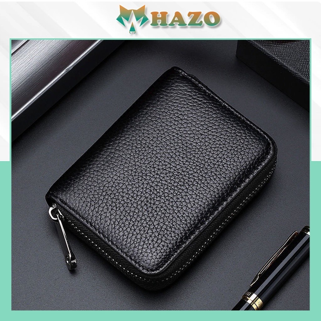 Ví Ngắn Cầm Tay Khóa Kéo Nhiều Ngăn Để Thẻ 467B Classic Tiện Dụng – Hazo