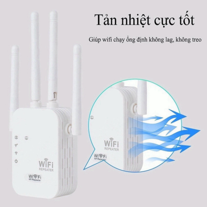 Bộ Kích Sóng Wifi 4 Râu Tốc Độ Cao 300Mbps - Bộ Kích Sóng Wifi Xuyên Tường Cải Thiện Tốc Độ Mạng HOT HOT