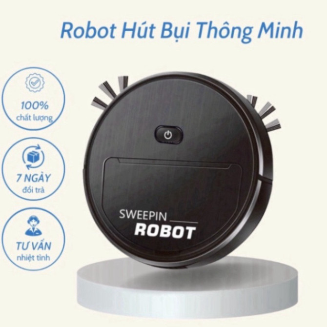 Robot quét nhà hút bụi lau nhà thông minh, Máy Hút Bụi đa chức năng giá rẻ HOT HOT HOT HOT