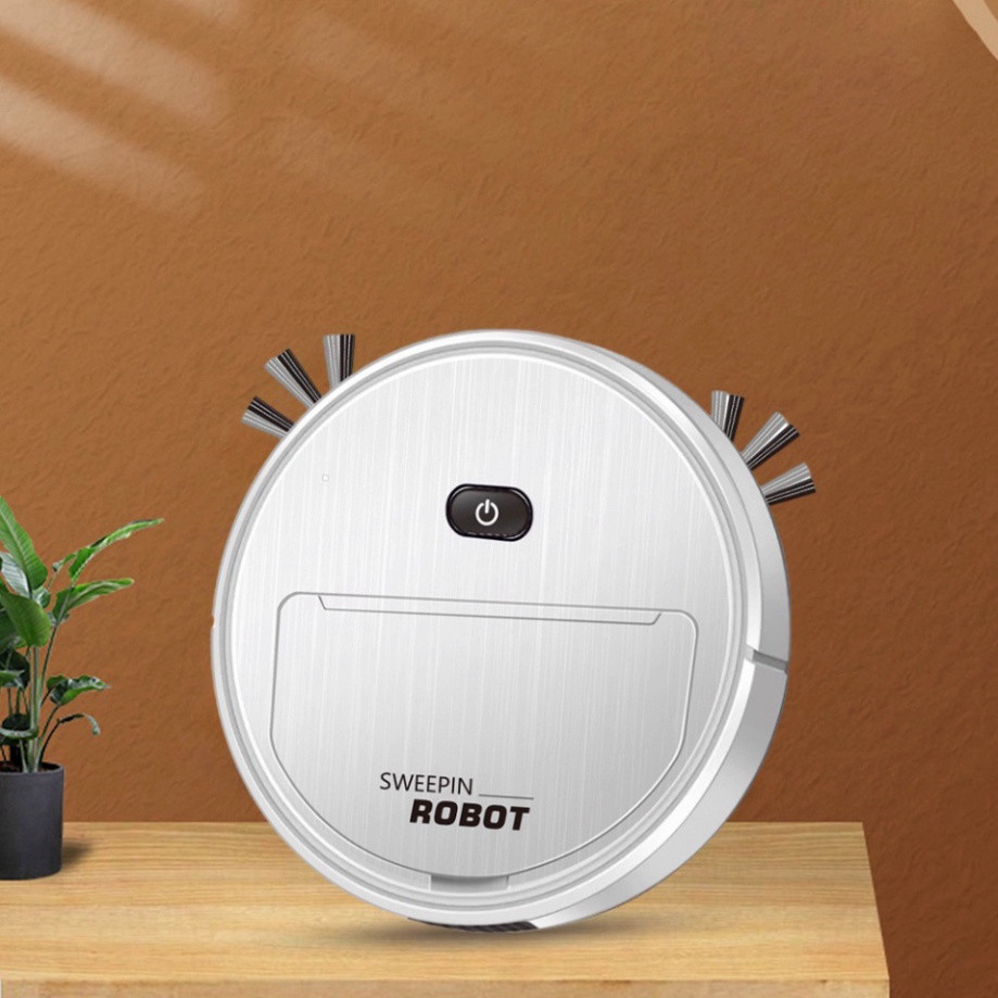 Robot Hút Bụi Lau Nhà Thông Minh SWEEPIN, Máy Hút Bụi Thông Minh Tự Động Cho Gia Đình Hot Hot HOT