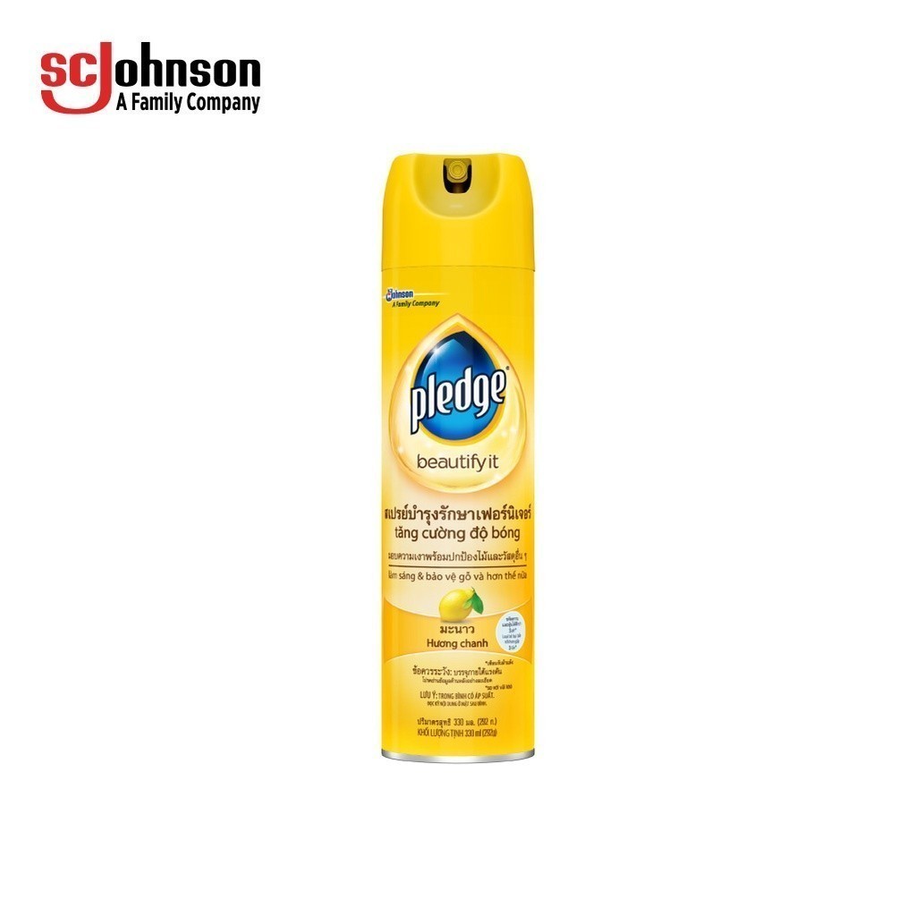 Ảnh PLEDGE Xịt Bóng Gỗ Hương Chanh 330ml 1