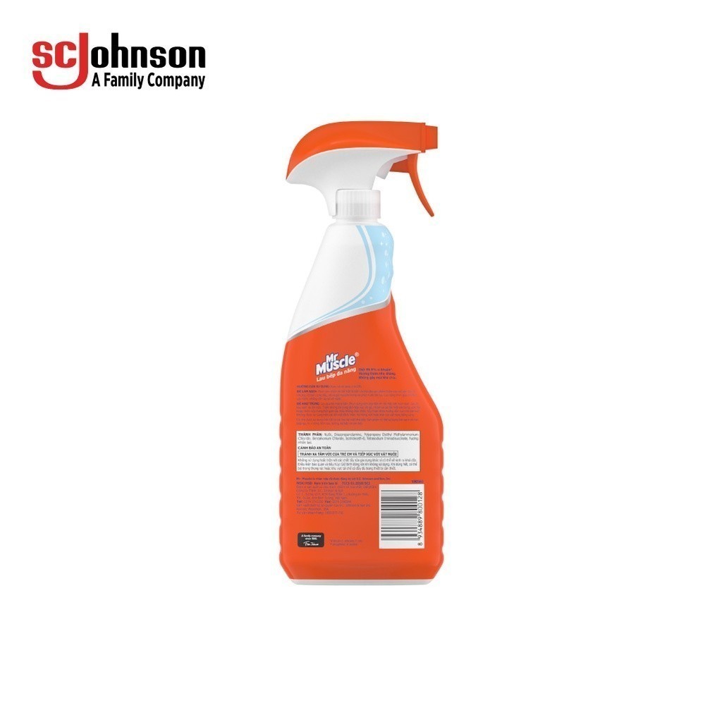 Ảnh MR MUSCLE Nước Lau Bếp Đa Năng Hương Cam 500ml 2