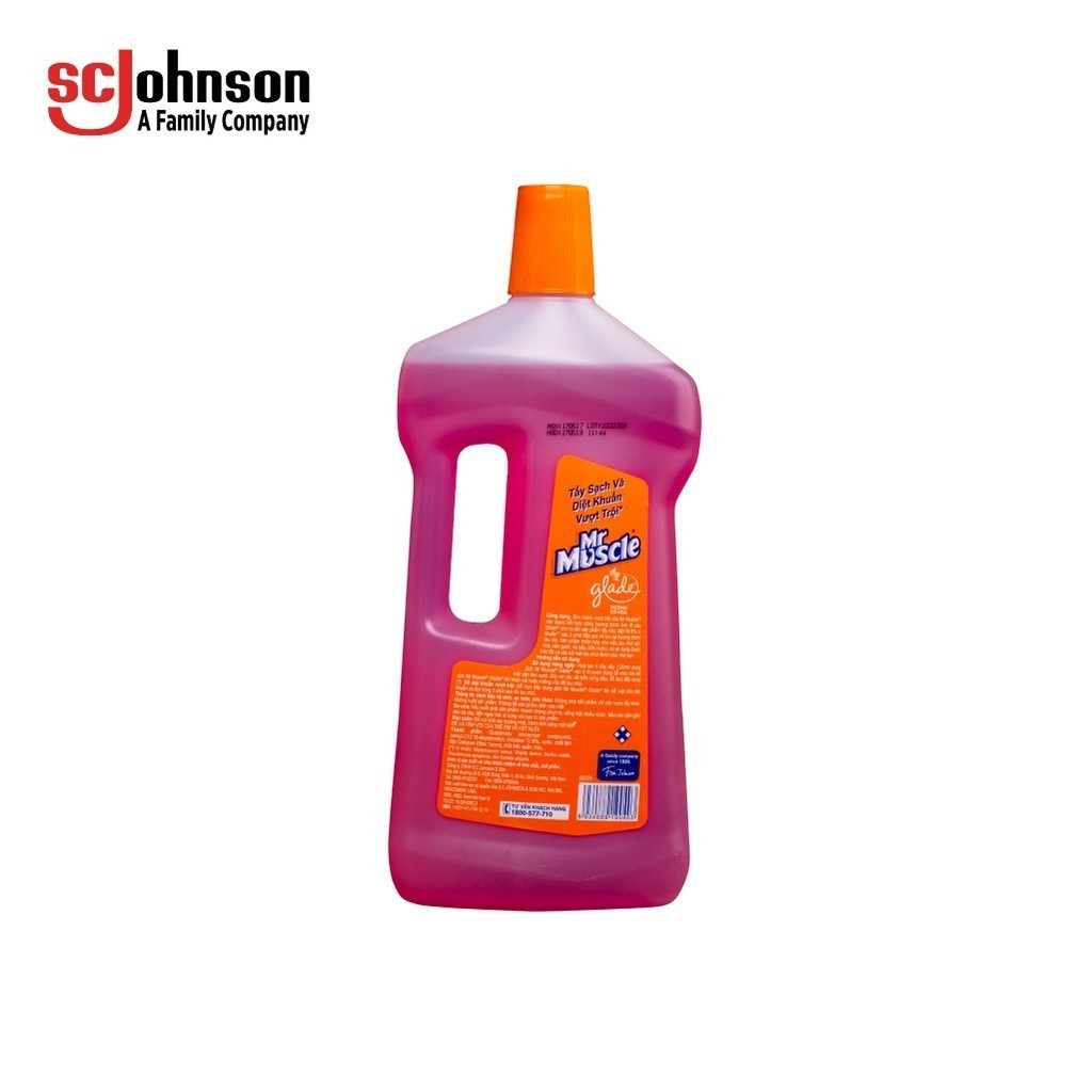 Ảnh MR MUSCLE Nước Lau Nhà Hương Cỏ Hoa 1000ml 2