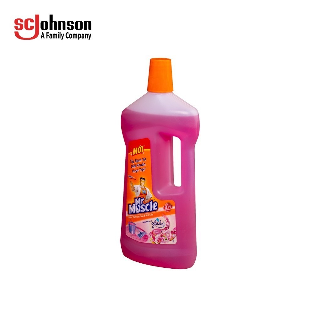 Ảnh MR MUSCLE Nước Lau Nhà Hương Cỏ Hoa 1000ml 1