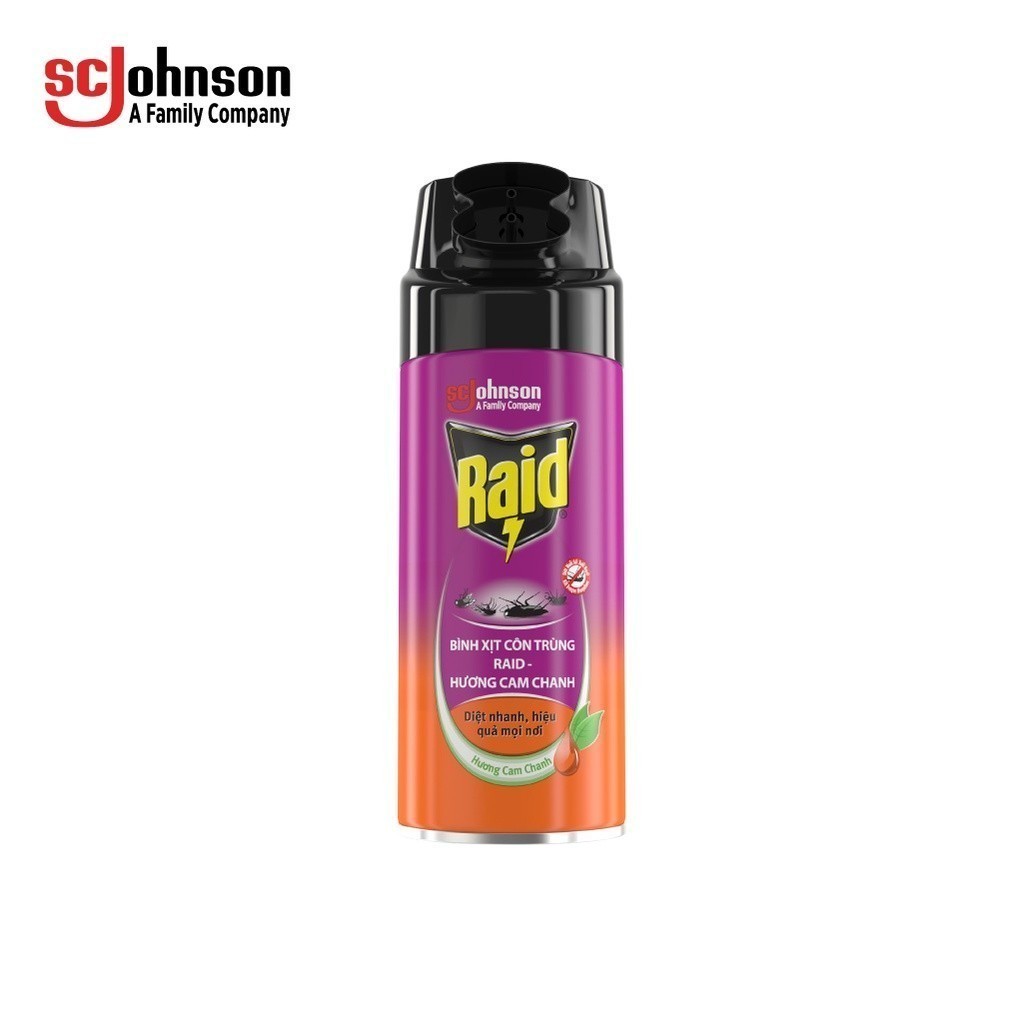 Ảnh RAID Bình Xịt Côn Trùng Hương Cam Chanh 300ml - DN 3