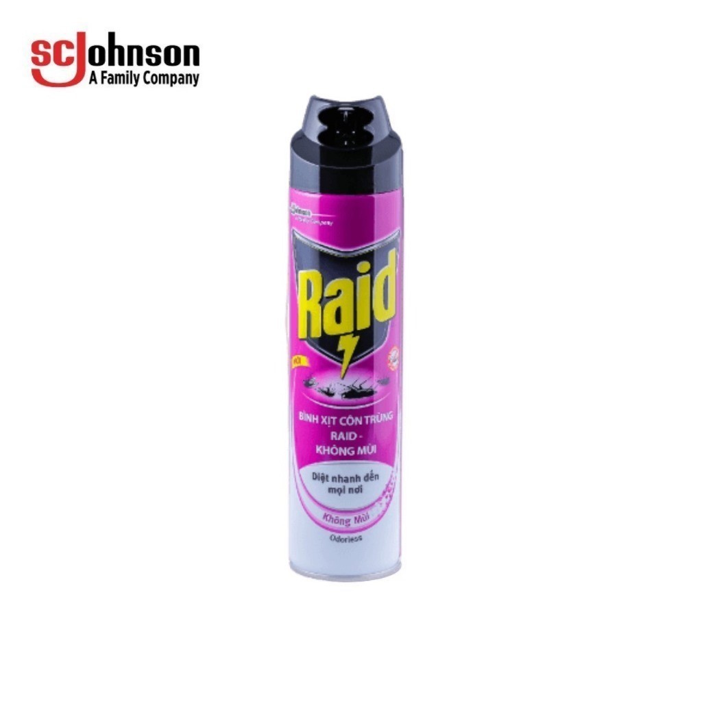 Ảnh RAID Bình Xịt Côn Trùng Không Mùi Thoáng Mát 520ml 2
