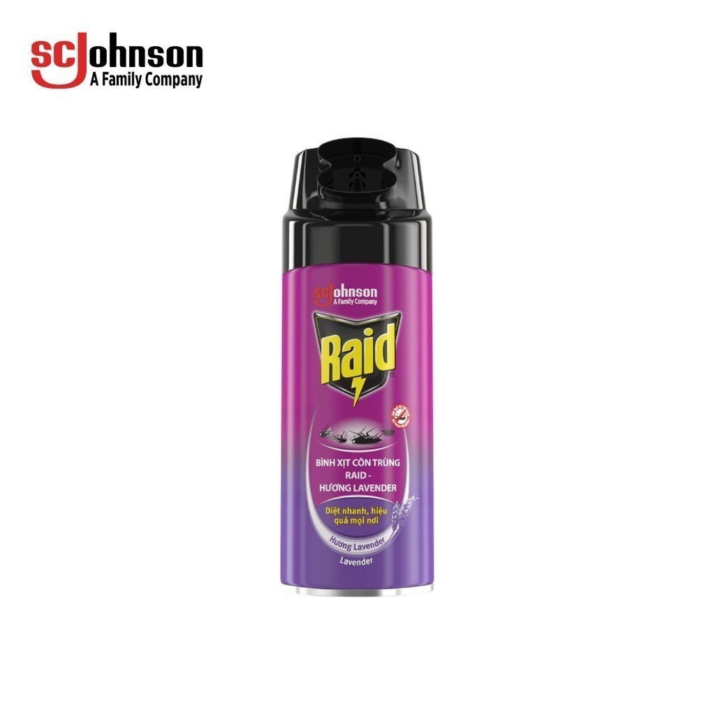 Ảnh RAID Bình Xịt Côn Trùng Hương Lavender 300ml - DN 2