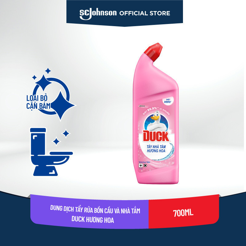 Ảnh DUCK Tẩy Rửa Bồn Cầu Và Nhà Tắm Hương Hoa 700ml 1