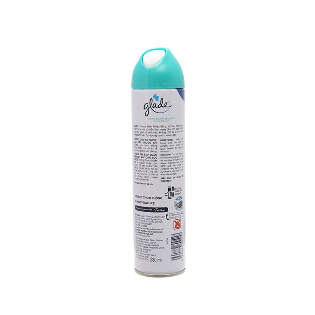 Ảnh GLADE Xịt Thơm Phòng Hương Biển Phiêu Bồng 280ml 2