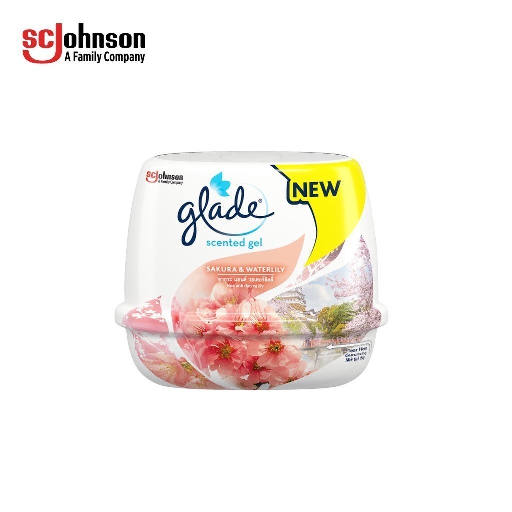 Ảnh GLADE Combo 2 Sáp Thơm Hương Anh Đào Lily 180gx2 1