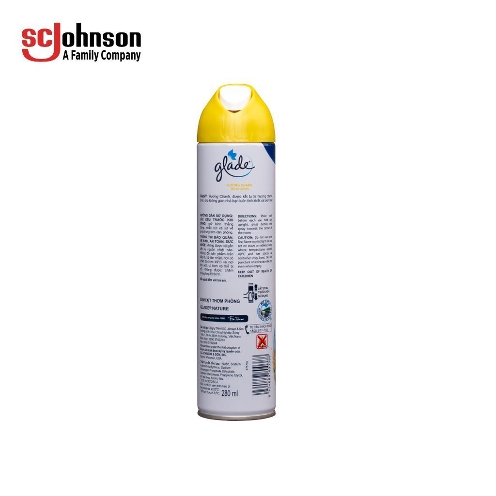 Ảnh GLADE Xịt Thơm Phòng Hương Chanh 280ml 3