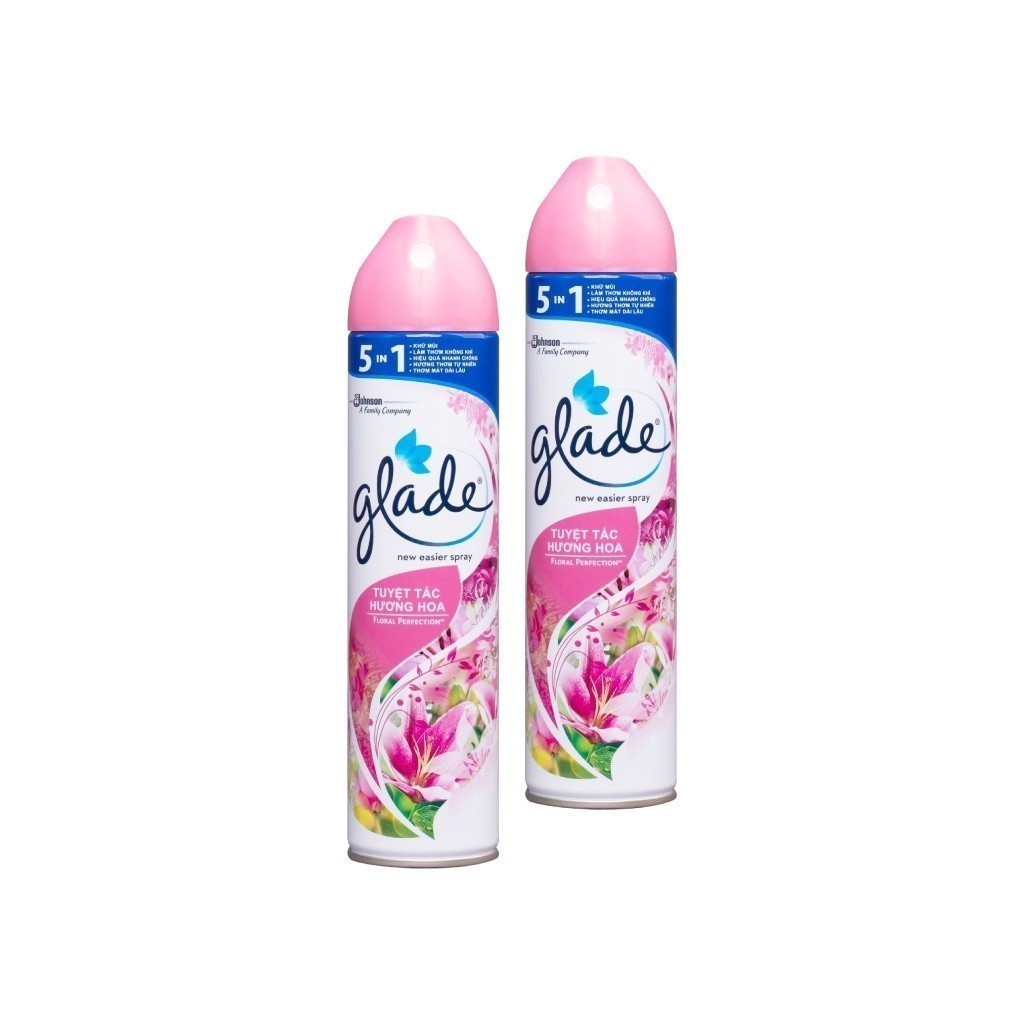 Ảnh GLADE Combo 2 Xịt Thơm Phòng Hương Cỏ Hoa 280mlx2 1