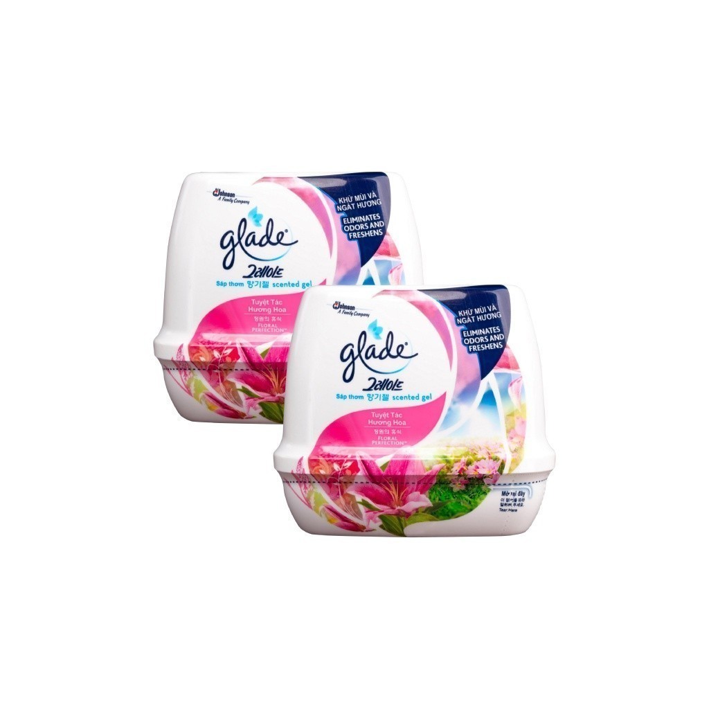 Ảnh GLADE Combo 2 Sáp Thơm Hương Cỏ Hoa 180gx2 1