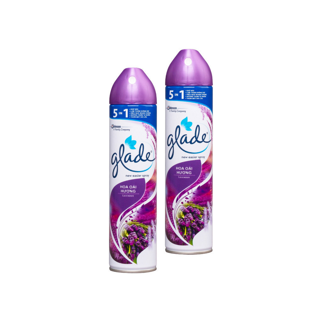 Ảnh GLADE Combo 2 Xịt Thơm Phòng Hương Lavender 280mlx2 1