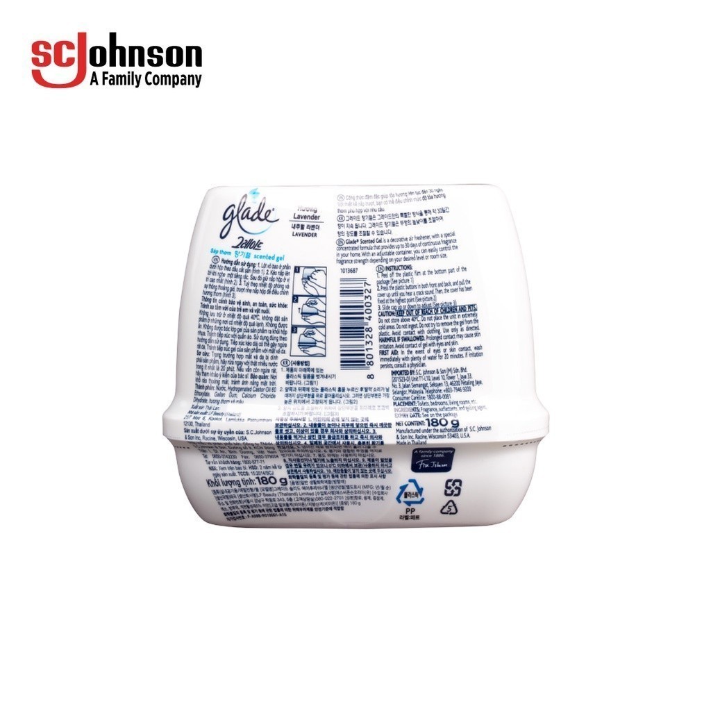 Ảnh GLADE Sáp Thơm Hương Lavender 180g 2