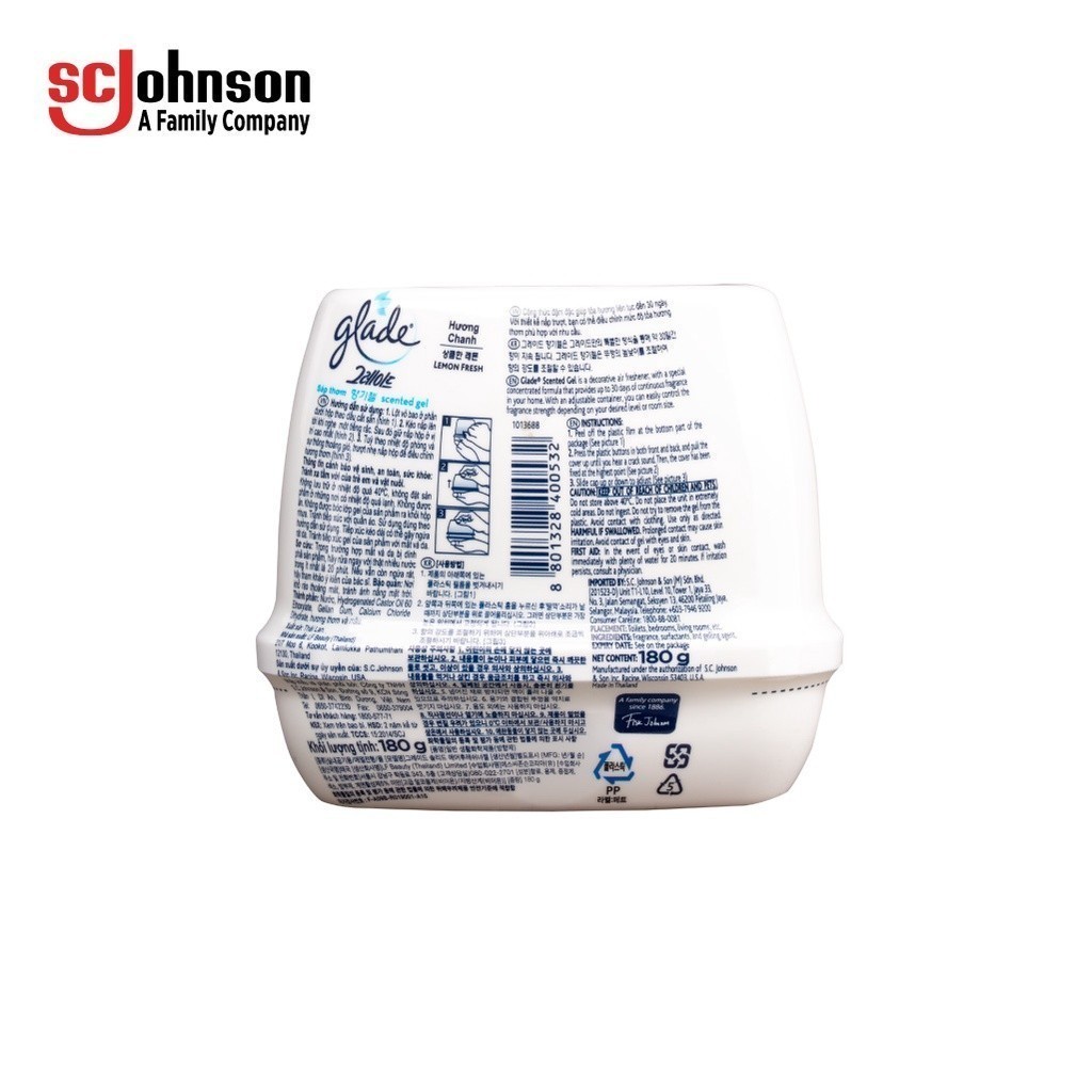 Ảnh GLADE Sáp Thơm Hương Chanh 180g 2