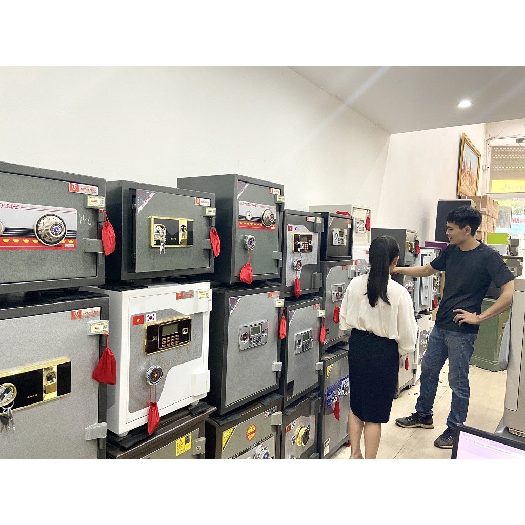 Két Sắt Ngân Hàng Két Sắt Việt Tiệp Cỡ Lớn KCC260 Khóa Cơ Đổi Mã Chống Cháy Chống Nạy Phá Miễn Ship Toàn Quốc