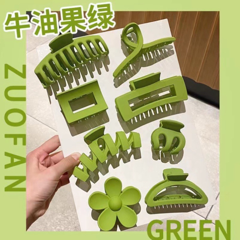 Set 8 kẹp càng cua "Hoa anh đào" - Kẹp Tóc Nhựa Phong Cách Hàn Quốc Cho Nữ Avinh ntt95