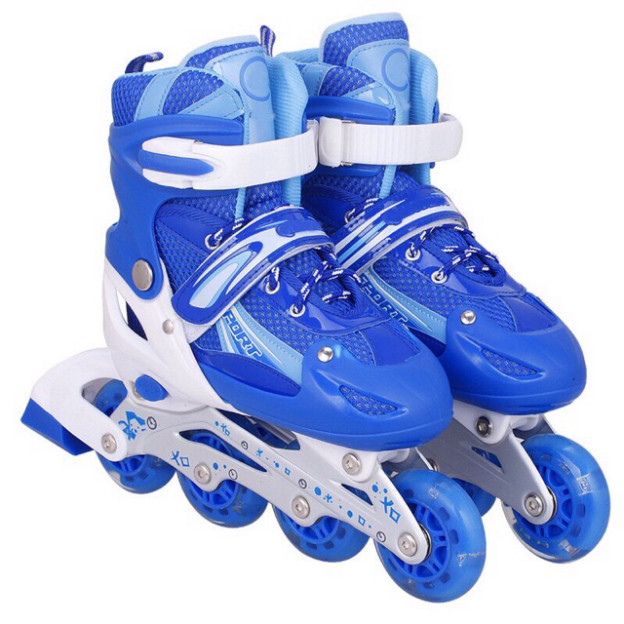 Giày trượt patin Sport cao cấp phát sáng dành cho trẻ em người lớn có thể điều chỉnh to nhỏ mẫu mới