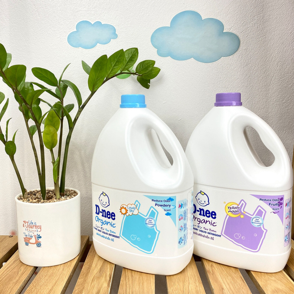 (Mẫu mới, như hình) Nước giặt quần áo Dnee cho bé 3000ml - Nước giặt xả Thái Lan có tem Đại Thịnh