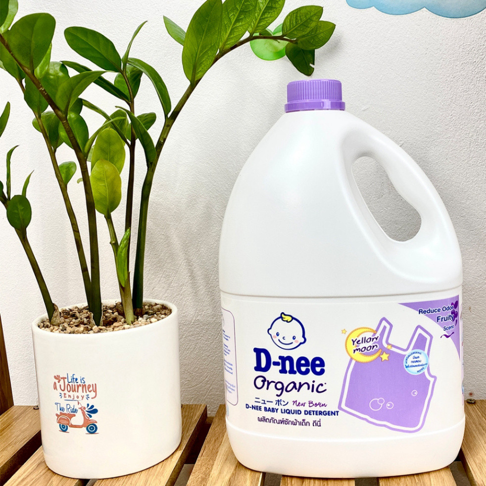 (Mẫu mới, như hình) Nước giặt quần áo Dnee cho bé 3000ml - Nước giặt xả Thái Lan có tem Đại Thịnh