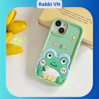 Ốp lưng iphone hoạt tiết Ếch Xanh Gu Gua 6plus/7plus/8plus/x/xs/xsmax/11/12/13/14/15/pro/plus/promax RABBI