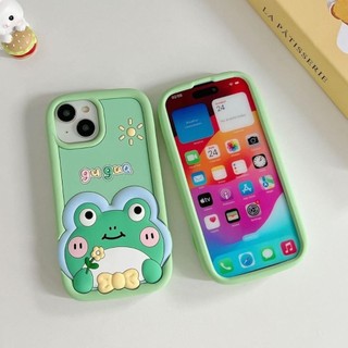 Ốp lưng iphone hoạt tiết Ếch Xanh Gu Gua 6plus/7plus/8plus/x/xs/xsmax/11/12/13/14/15/pro/plus/promax RABBI