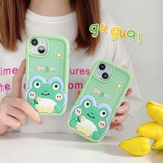 Ốp lưng iphone hoạt tiết Ếch Xanh Gu Gua 6plus/7plus/8plus/x/xs/xsmax/11/12/13/14/15/pro/plus/promax RABBI