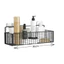 Kệ lưới sắt 35cm dán tường nhà tắm - nhà bếp tiện dụng (tặng kèm 1 miếng dán đôi)