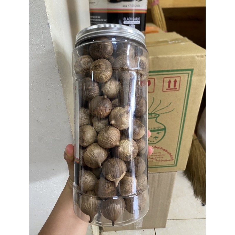 Tỏi đen Tây Bắc 500gr (Loại có hộp) - Tỏi Cô đơn Tỏi đen