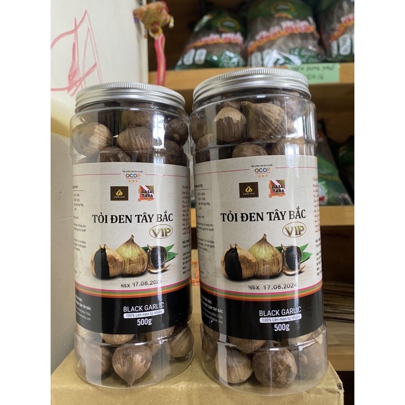 Tỏi đen Tây Bắc 500gr (Loại có hộp) - Tỏi Cô đơn Tỏi đen