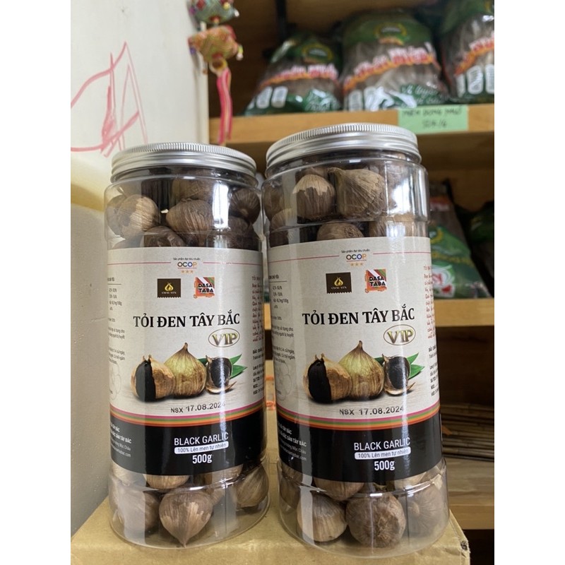 Tỏi đen Tây Bắc 500gr (Loại có hộp) - Tỏi Cô đơn Tỏi đen