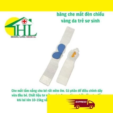 Băng che mắt chiếu đèn vàng da, phơi nắng an toàn cho trẻ sơ sinh