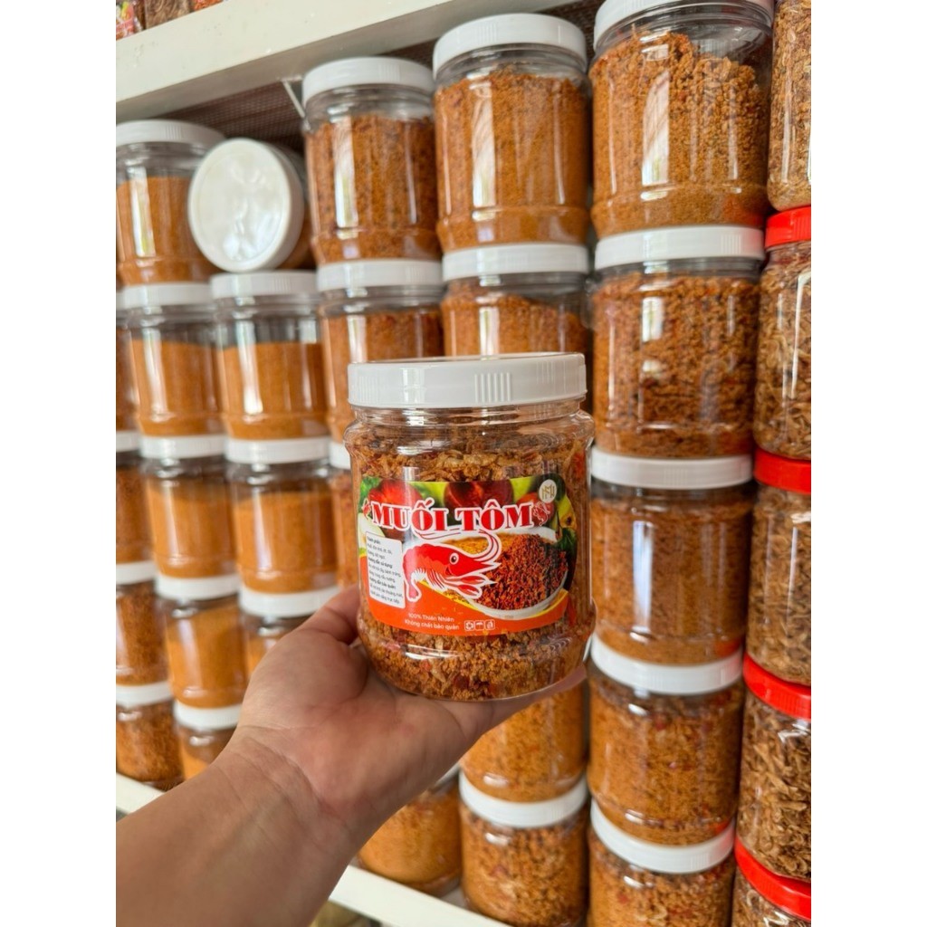 Muối tôm đặc biệt hộp 500g thơm ngon