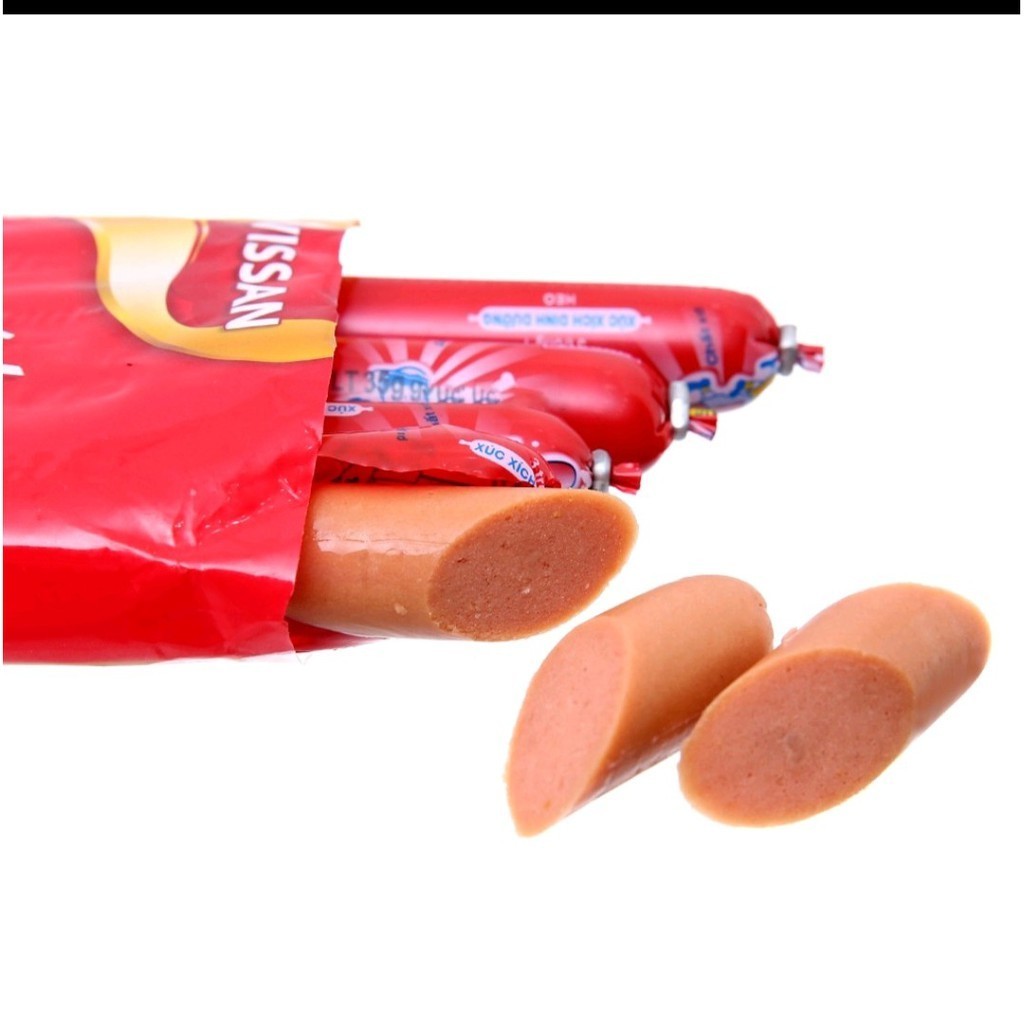 Xúc xích heo dinh dưỡng Vissan thùng 3.5kg (20 gói x 175g)